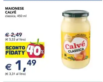 Esselunga MAIONESE CALVÈ offerta