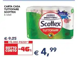 Esselunga CARTA CASA TUTTOFARE SCOTTEX offerta