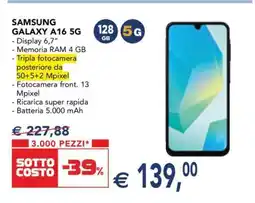 Esselunga Samsung Galaxy A16 5G offerta