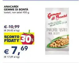 Esselunga ANACARDI GEMME DI BONTÀ offerta