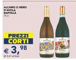 Esselunga Alcamo o Nero d'Avola Rapitalà offerta