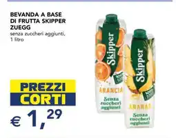 Esselunga BEVANDA A BASE DI FRUTTA SKIPPER ZUEGG offerta