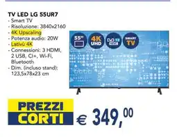 Esselunga TV LED LG 55UR7 offerta