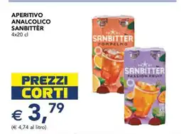 Esselunga Aperitivo Analcolico Sanbittèr offerta