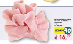 Esselunga Prosciutto Cotto Alta Qualità Nazionale Fumagalli offerta