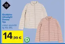 Carrefour Giubbino Ultralight Donna offerta