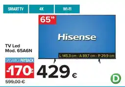 Carrefour TV Led Mod. 65A6N offerta