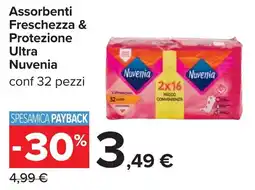 Carrefour Assorbenti Freschezza & Protezione Ultra Nuvenia offerta
