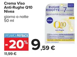 Carrefour Crema Viso Anti-Rughe Q10 Nivea offerta