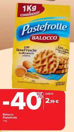 Carrefour Market Balocco Pastefrolle offerta