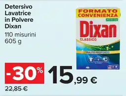 Carrefour Detersivo Lavatrice in Polvere Dixan offerta