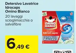 Carrefour Detersivo Lavatrice Idrocaps Omino Bianco offerta