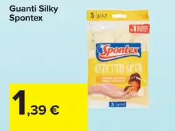 Carrefour Guanti Silky Spontex offerta