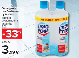 Carrefour Detergente per Pavimenti Lysoform offerta