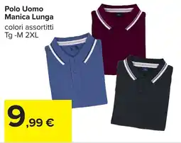 Carrefour Polo Uomo Manica Lunga offerta