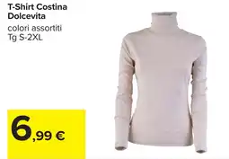 Carrefour T-Shirt Costina Dolcevita offerta