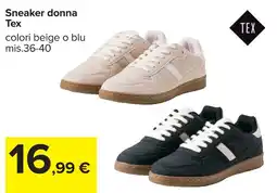 Carrefour Sneaker donna Tex offerta