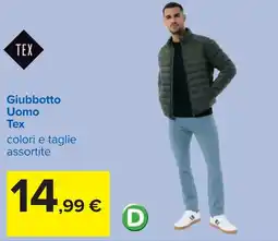 Carrefour Giubbotto Uomo Tex offerta