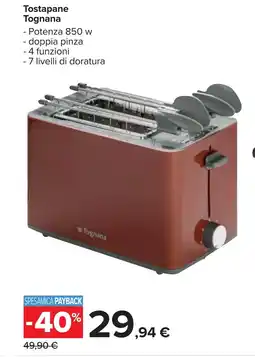 Carrefour Tostapane Tognana offerta