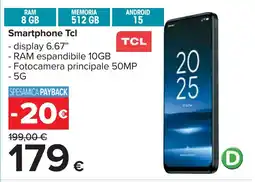 Carrefour Smartphone Tcl offerta