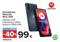 Carrefour Smartphone Motorola Mod. G04 offerta