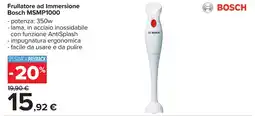 Carrefour Frullatore ad Immersione Bosch MSMP1000 offerta