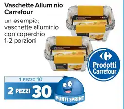 Carrefour Vaschette Alluminio Carrefour offerta