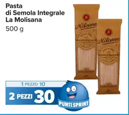 Carrefour Pasta di Semola Integrale La Molisana offerta