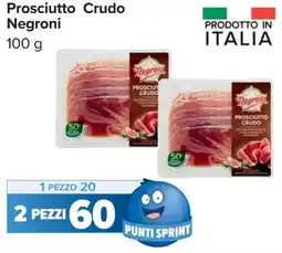 Carrefour Prosciutto Crudo Negroni offerta