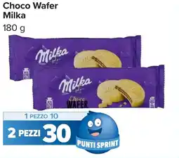 Carrefour Choco Wafer Milka offerta