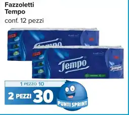 Carrefour Fazzoletti Tempo offerta
