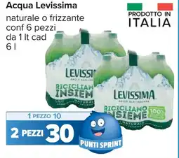Carrefour Acqua Levissima offerta