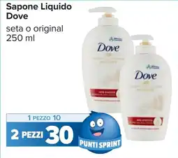 Carrefour Sapone Liquido Dove offerta