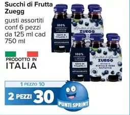 Carrefour Succhi di Frutta Zuegg offerta