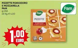Pam Pizzette pomodoro e mozzarella PAM offerta