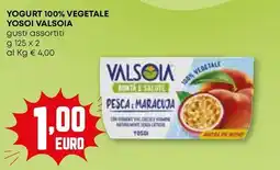 Pam Yogurt 100% vegetale yosoi VALSOIA offerta