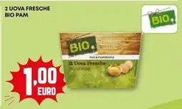 Pam 2 uova fresche BIO PAM offerta