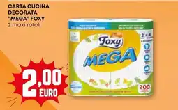 Pam Carta cucina decorata "mega" FOXY offerta
