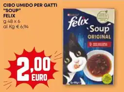Pam Cibo umido per gatti "soup" FELIX offerta