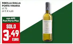 Pam Ribolla gialla porta vinaria offerta