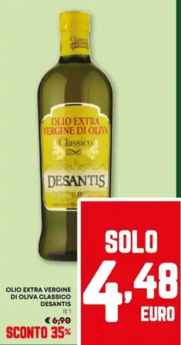 Pam Olio extra vergine di oliva classico DESANTIS offerta