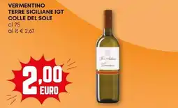 Pam Vermentino terre siciliane IGT COLLE DEL SOLE offerta