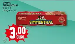 Pam Carne SIMMENTHAL offerta