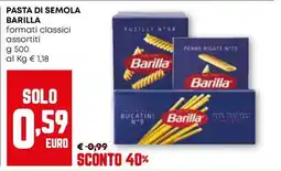 Pam Pasta di semola BARILLA offerta