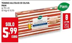 Pam Tonno all'olio di oliva PAM offerta