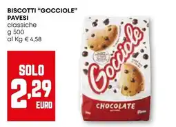 Pam Biscotti "gocciole" PAVESI offerta