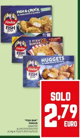 Pam "fish bar" FINDUS offerta