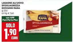 Pam Lasagne all'uovo sfogliagrezza giovanni RANA offerta