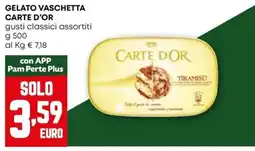Pam Gelato vaschetta CARTE D'OR offerta