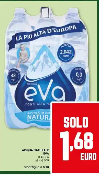 Pam Acqua naturale EVA offerta